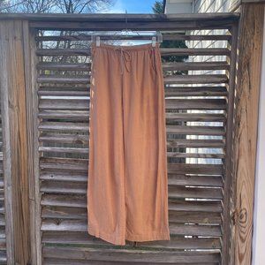 Abercrombie Linen Pants (size: XS - Tan)